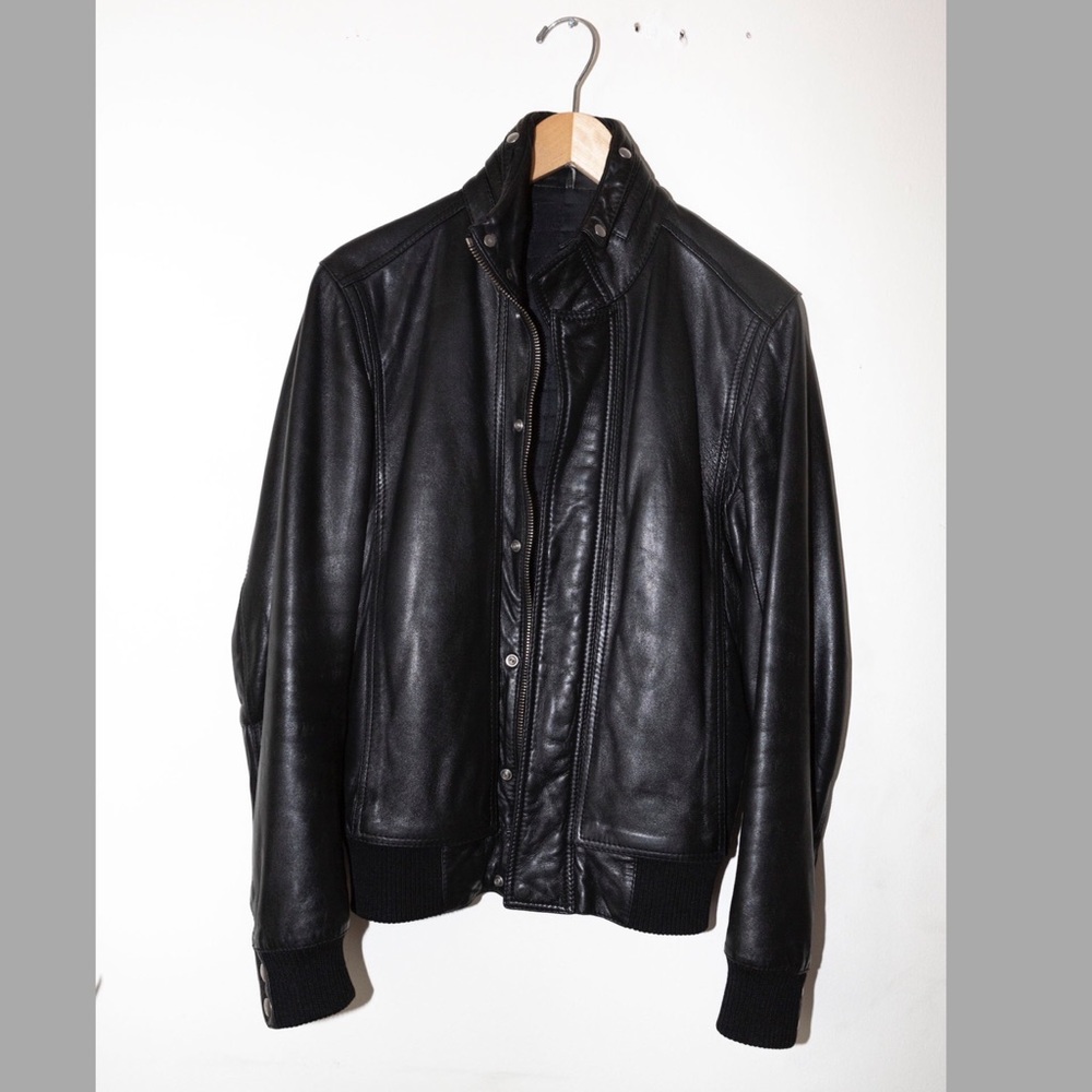 Dior Leather Bomber Jacket
